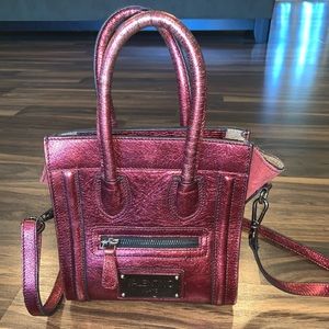Valentino Milano Metallic Red handbag